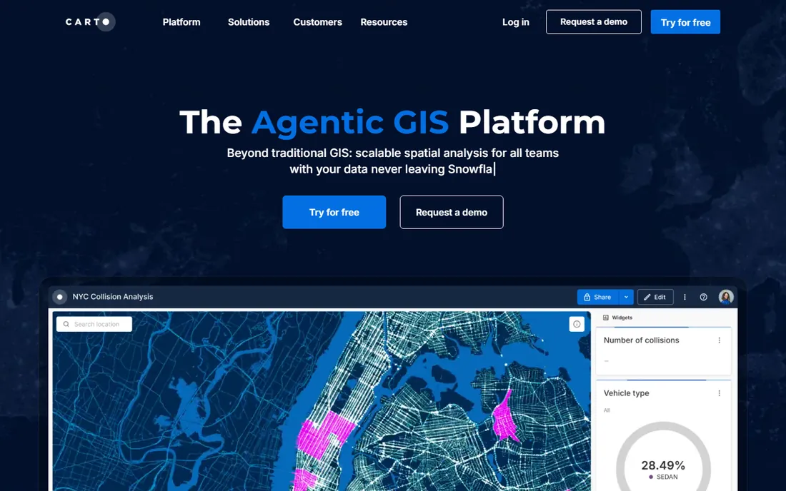 CARTO homepage