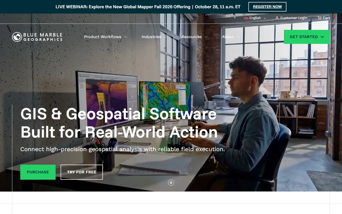 Global Mapper homepage