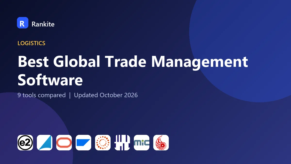 Best Global Trade Management Software in 2026: 9 Tools Compared