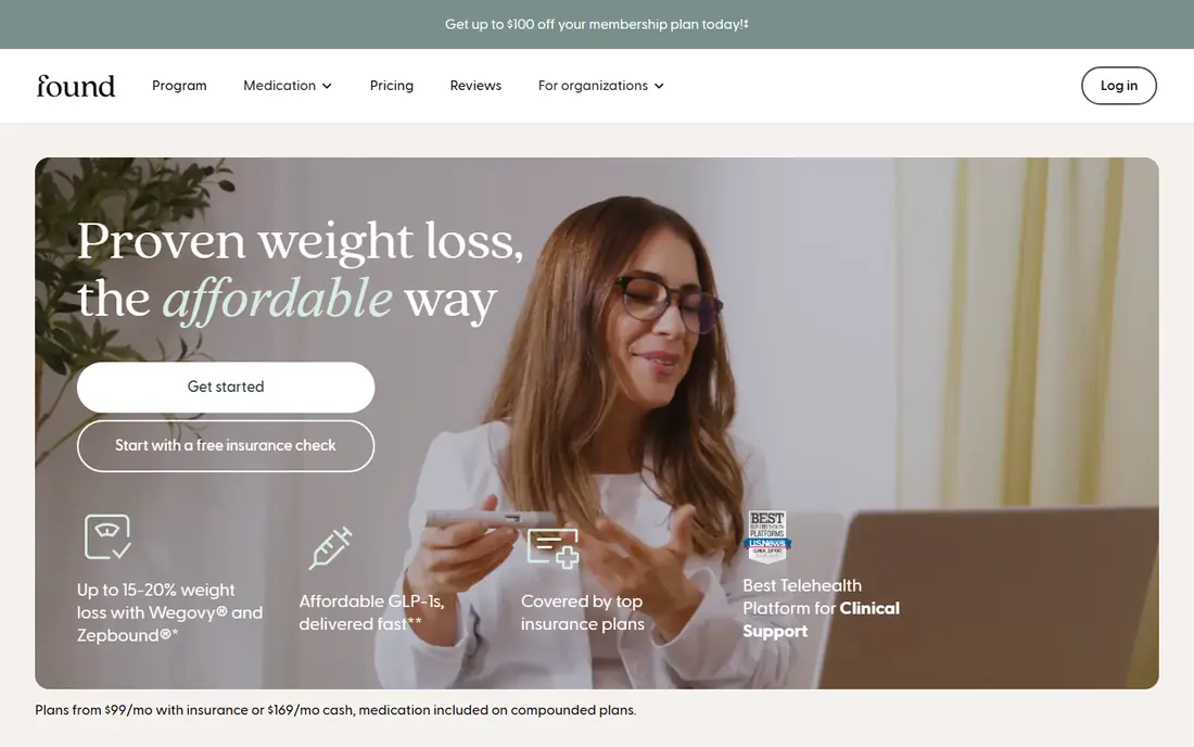 Found homepage