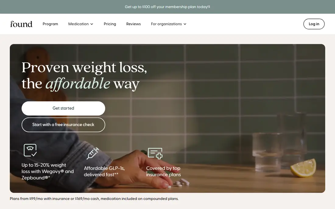 Found homepage