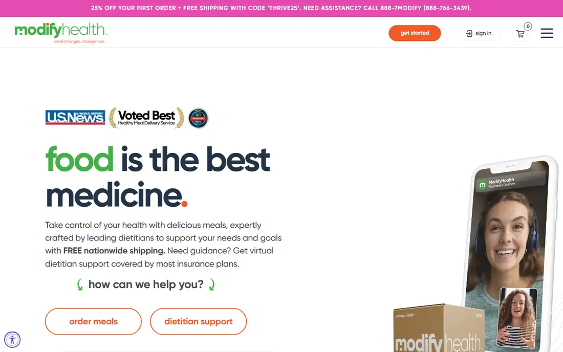 ModifyHealth homepage