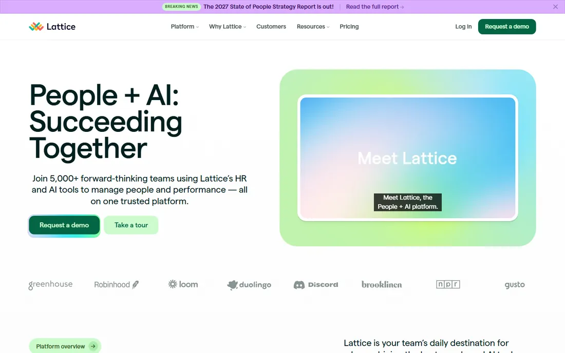 Lattice homepage