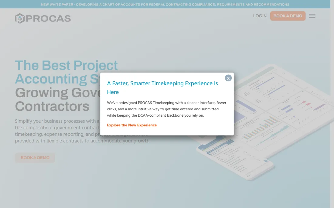 PROCAS homepage