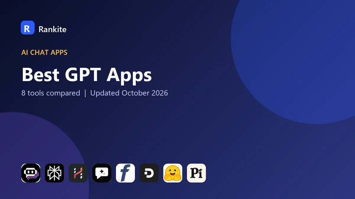 Best GPT Apps in 2026: 8 Tools Compared