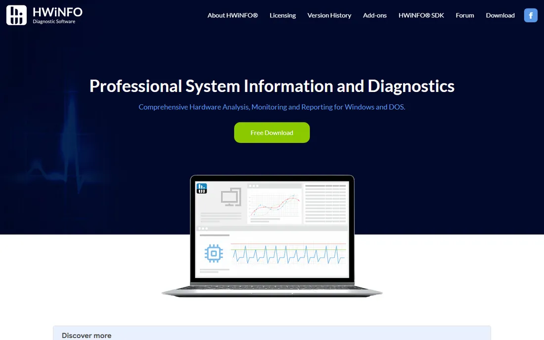 HWiNFO homepage