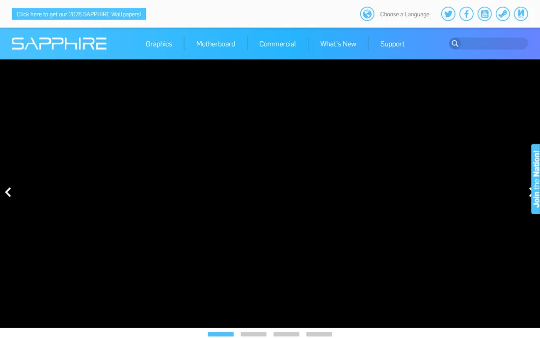 Sapphire TriXX homepage