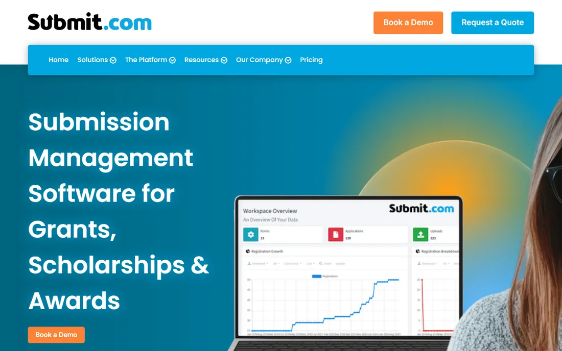 Submit.com homepage