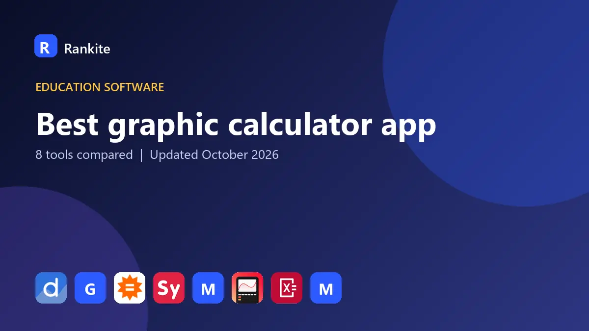Best graphic calculator app in 2026: 8 Tools Compared