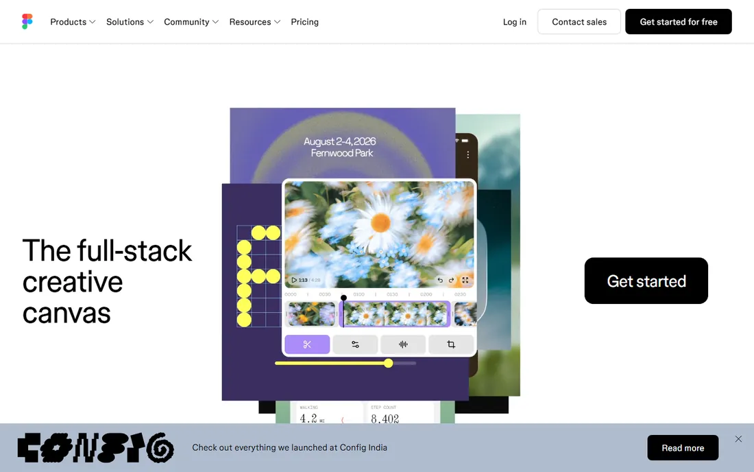 Figma homepage