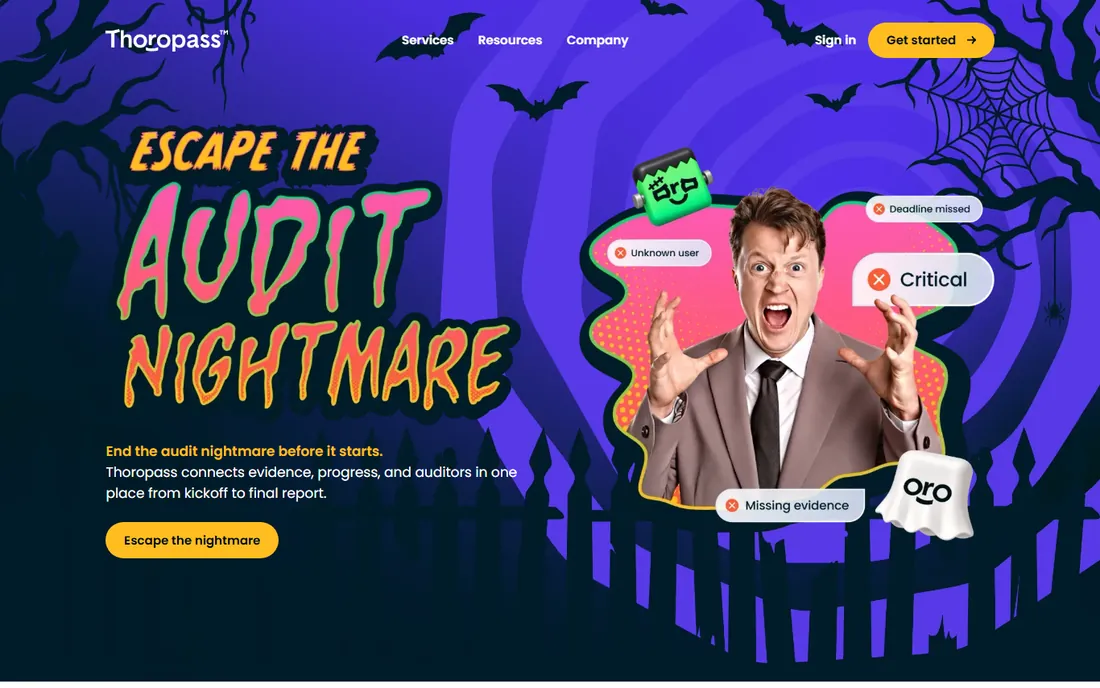 Thoropass homepage