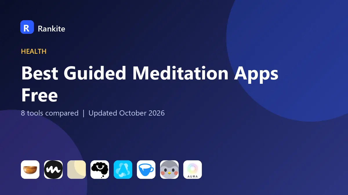 Best Guided Meditation Apps Free in 2026: 8 Tools Compared