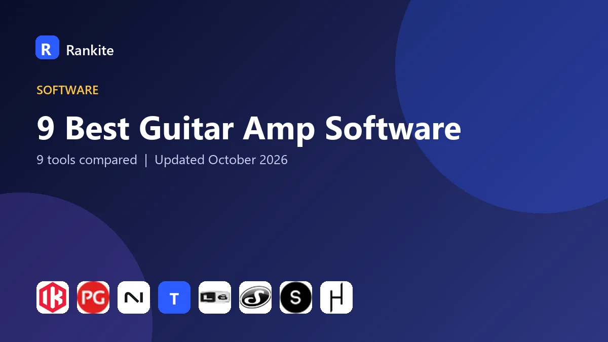 9 Best Guitar Amp Software in 2026