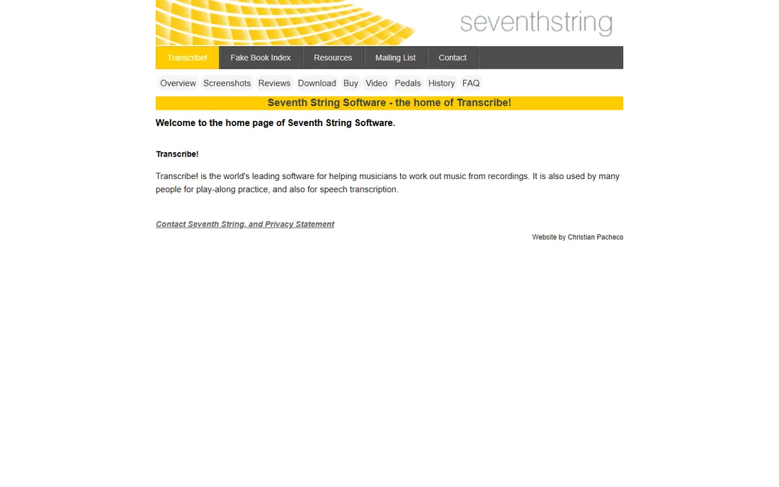 Transcribe! homepage