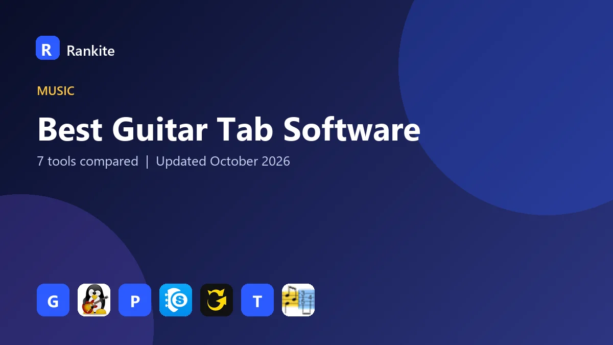 Best Guitar Tab Software in 2026: 7 Tools Compared
