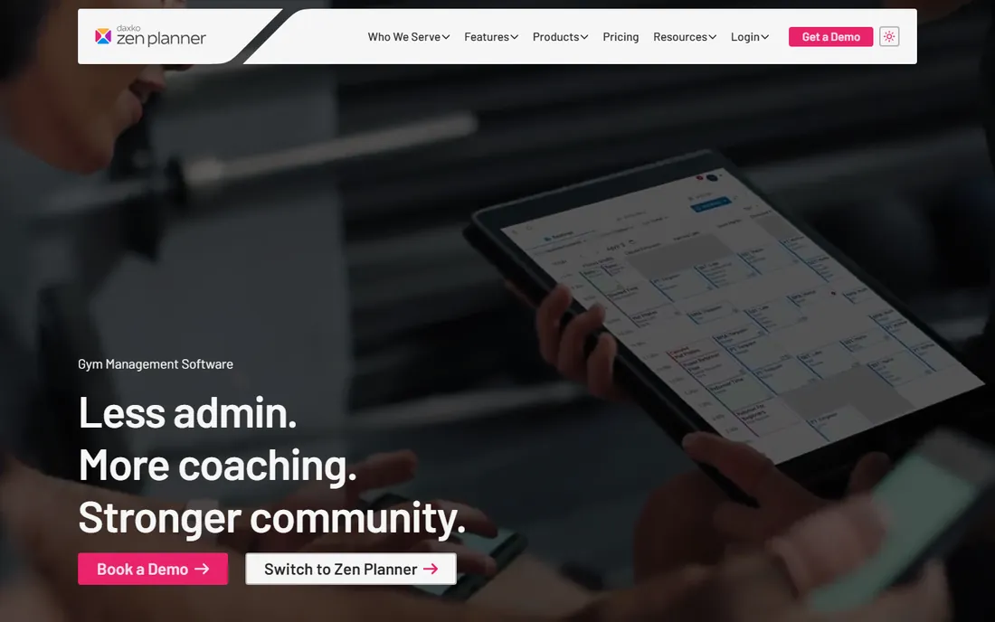 Zen Planner homepage