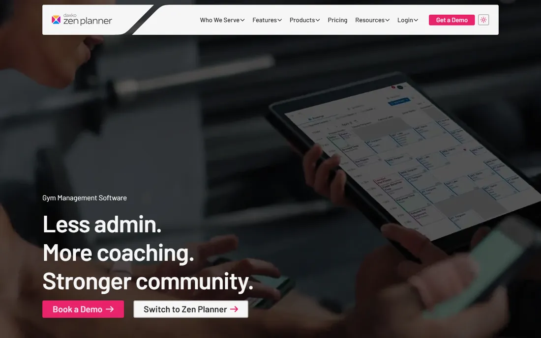 Zen Planner homepage