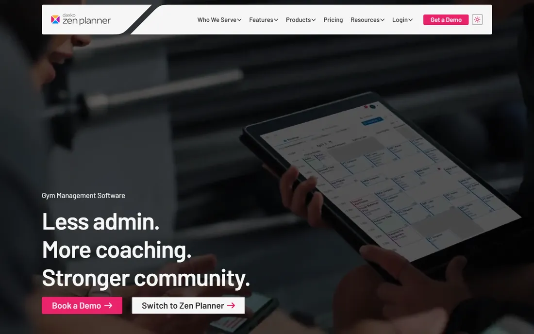 Zen Planner homepage