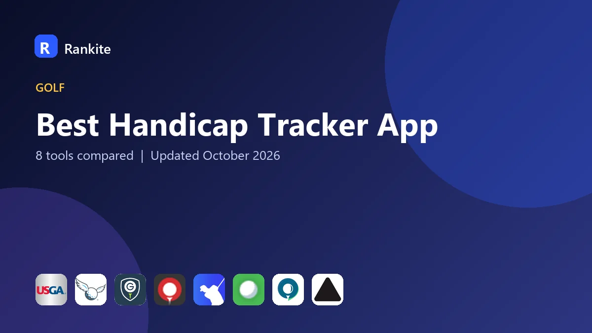 Best Handicap Tracker App in 2026: 8 Apps Compared