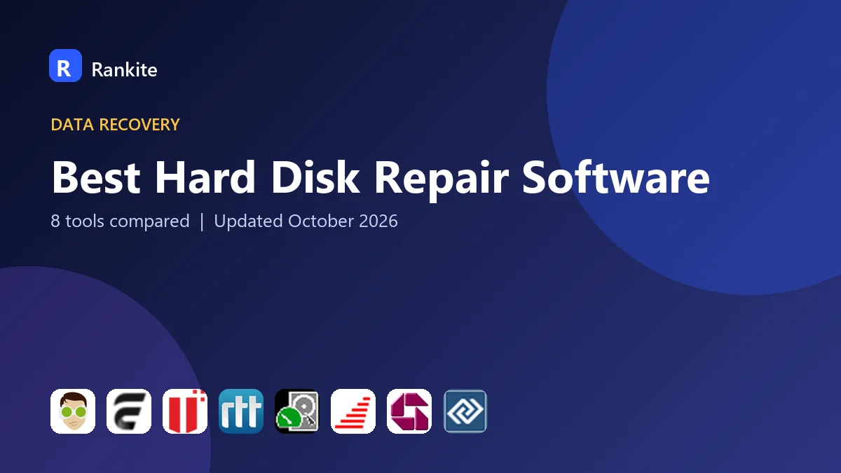 Best Hard Disk Repair Software in 2026: 8 Tools Compared