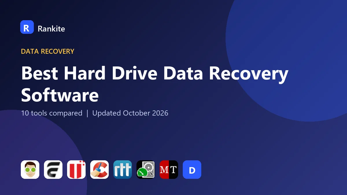 Best Hard Drive Data Recovery Software in 2026: 10 Tools Compared