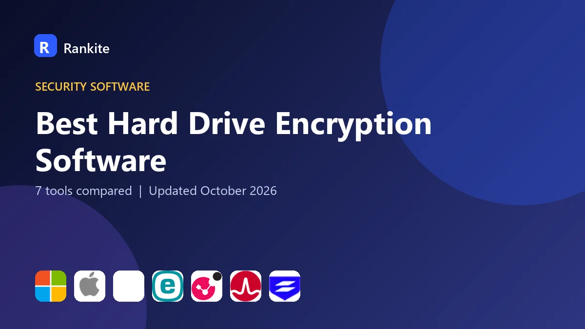 Best Hard Drive Encryption Software: 7 Tools Compared