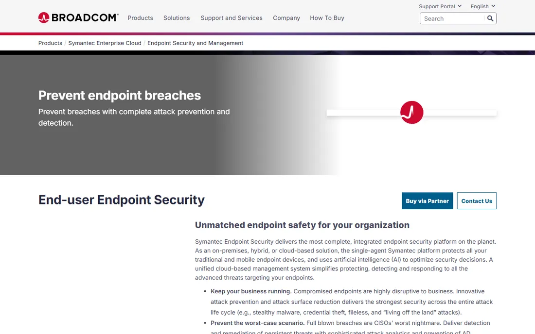 Symantec Endpoint Encryption homepage
