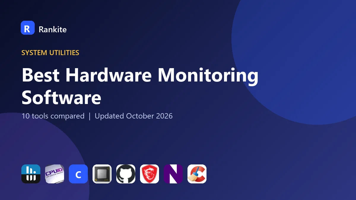 Best Hardware Monitoring Software in 2026: 10 Tools Compared