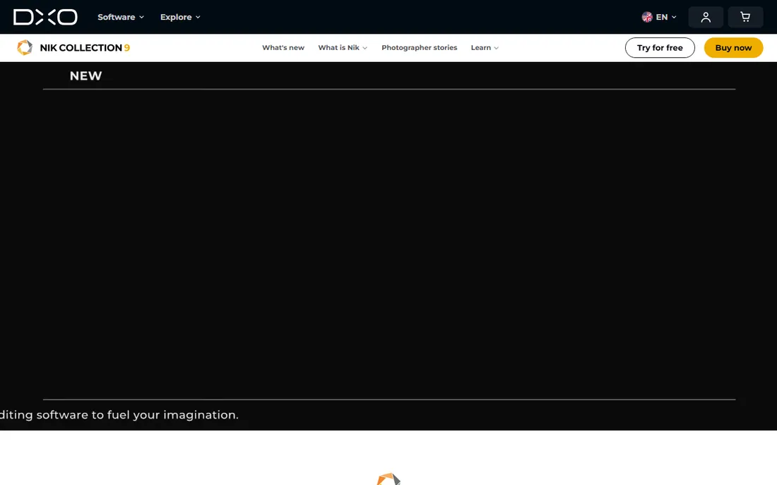 HDR Efex Pro homepage