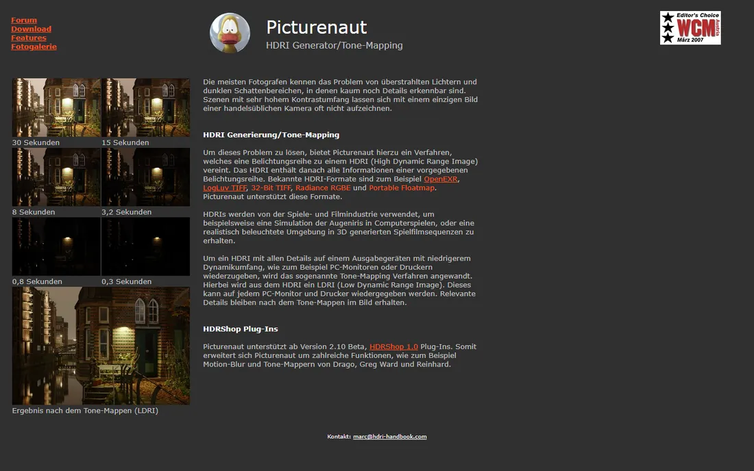 Picturenaut homepage
