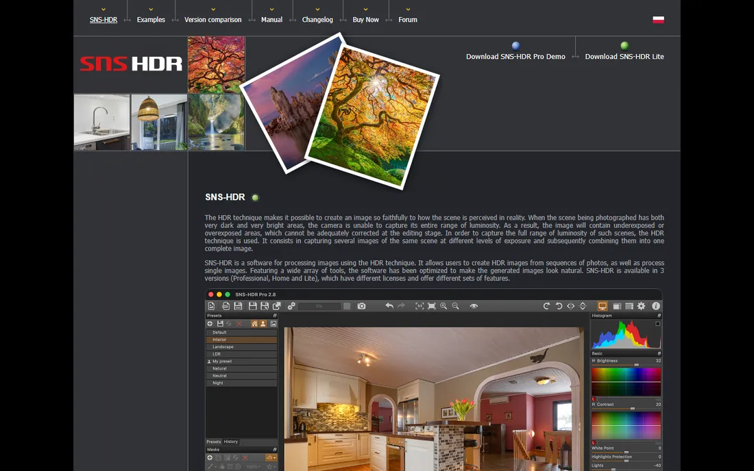 SNS-HDR homepage