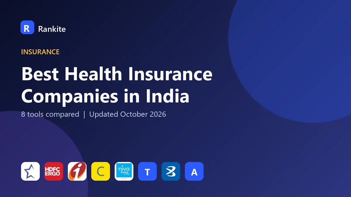 Best Health Insurance Companies in India in 2026: 8 Companies Compared