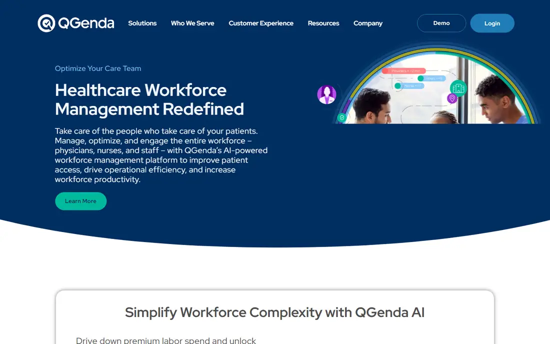 QGenda homepage