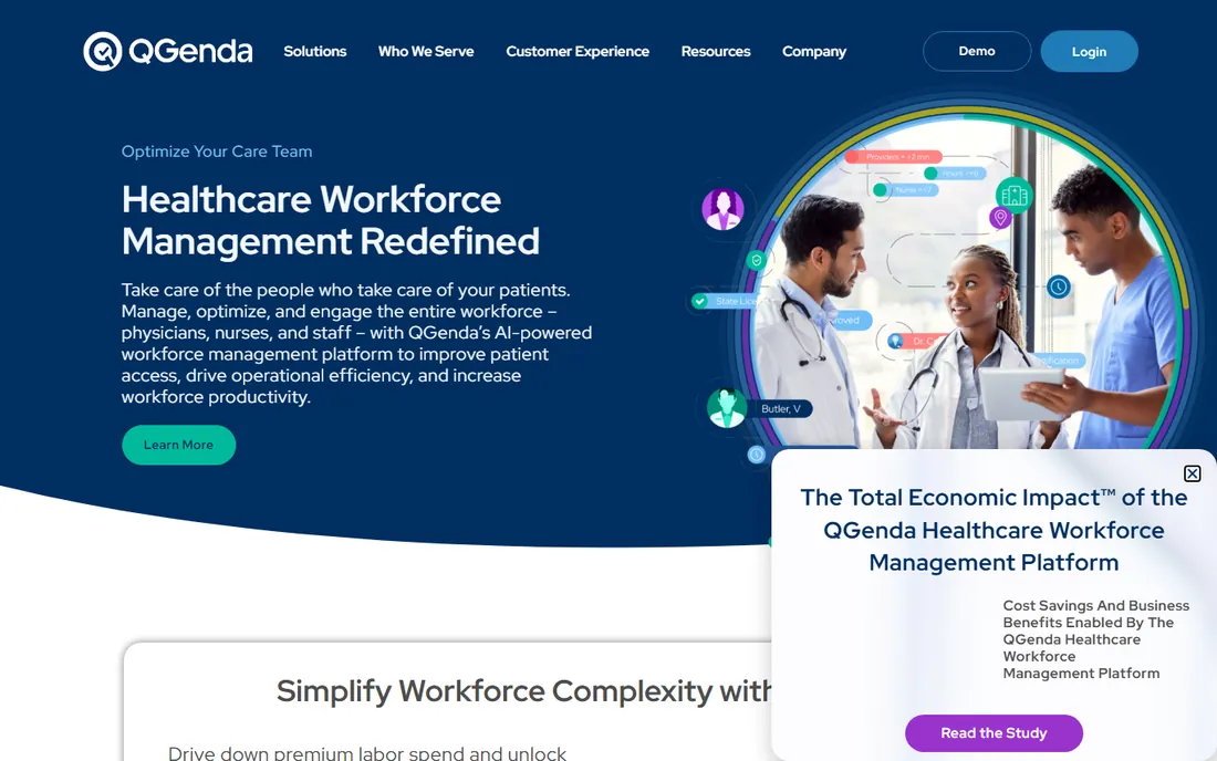 QGenda homepage