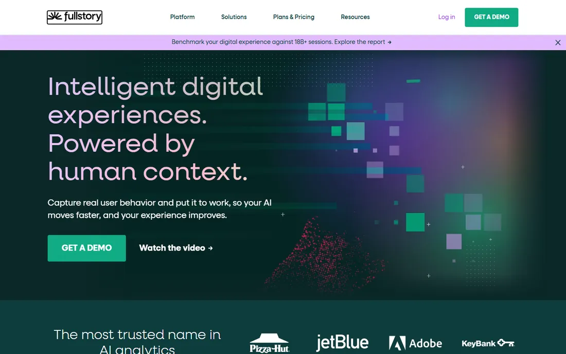 FullStory homepage