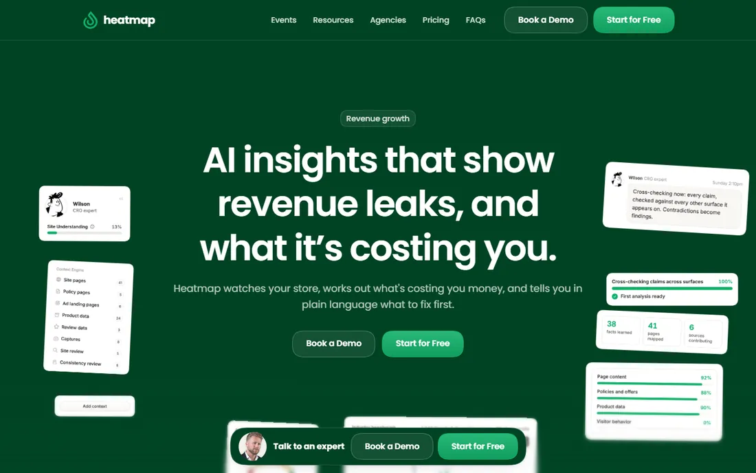 heatmap.com homepage