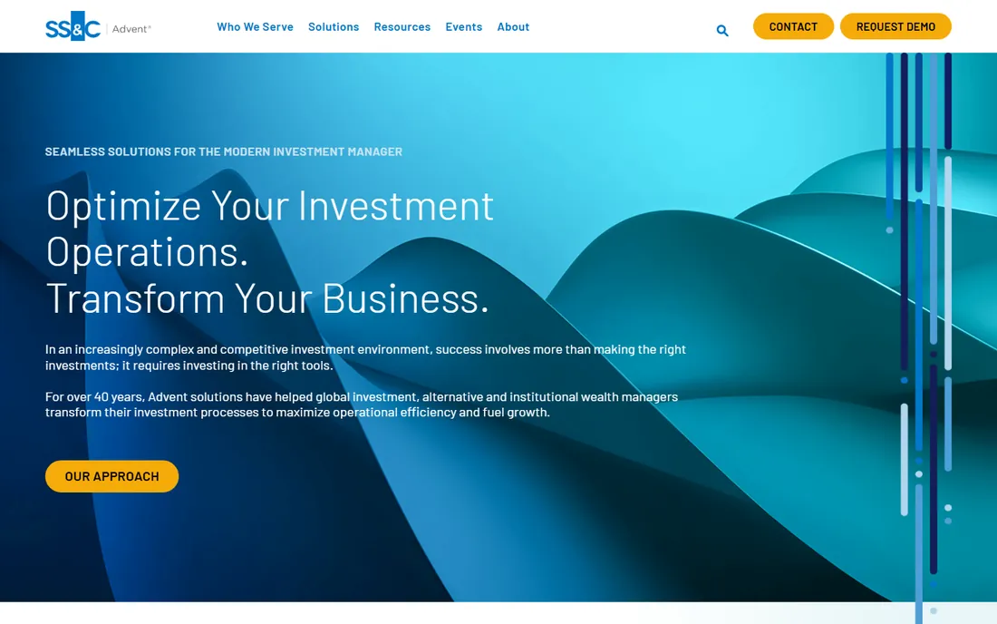 SS&C Advent homepage