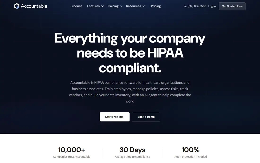 Accountable homepage
