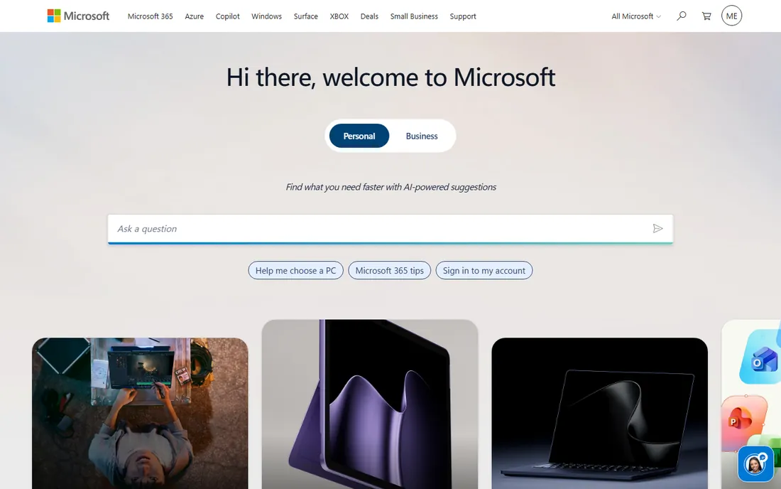 Microsoft Cloud for Healthcare homepage