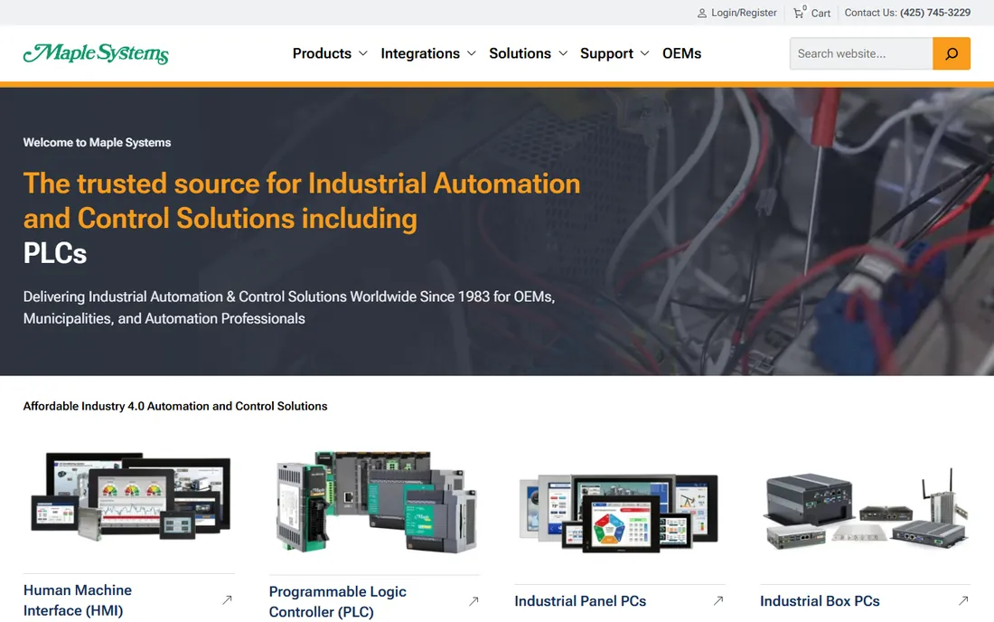 Maple Systems EBPro homepage
