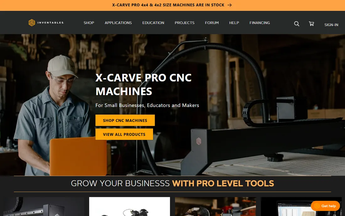 Easel homepage
