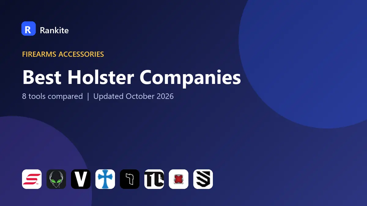 Best Holster Companies in 2026: 8 Companies Compared