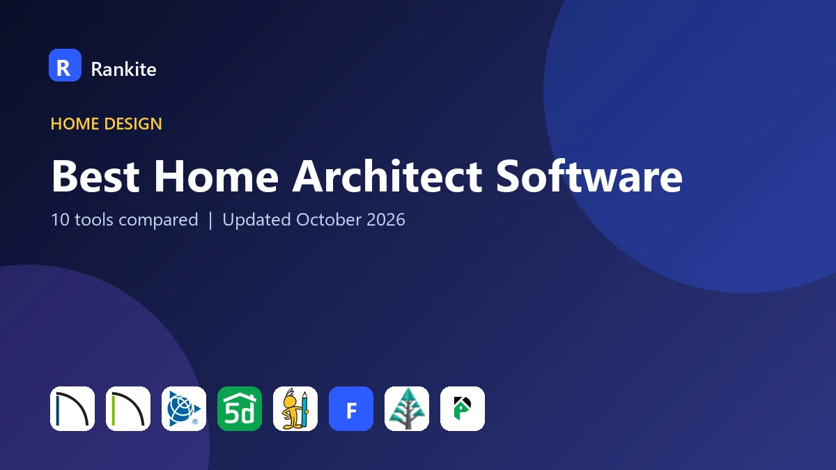 Best Home Architect Software in 2026: 10 Tools Compared