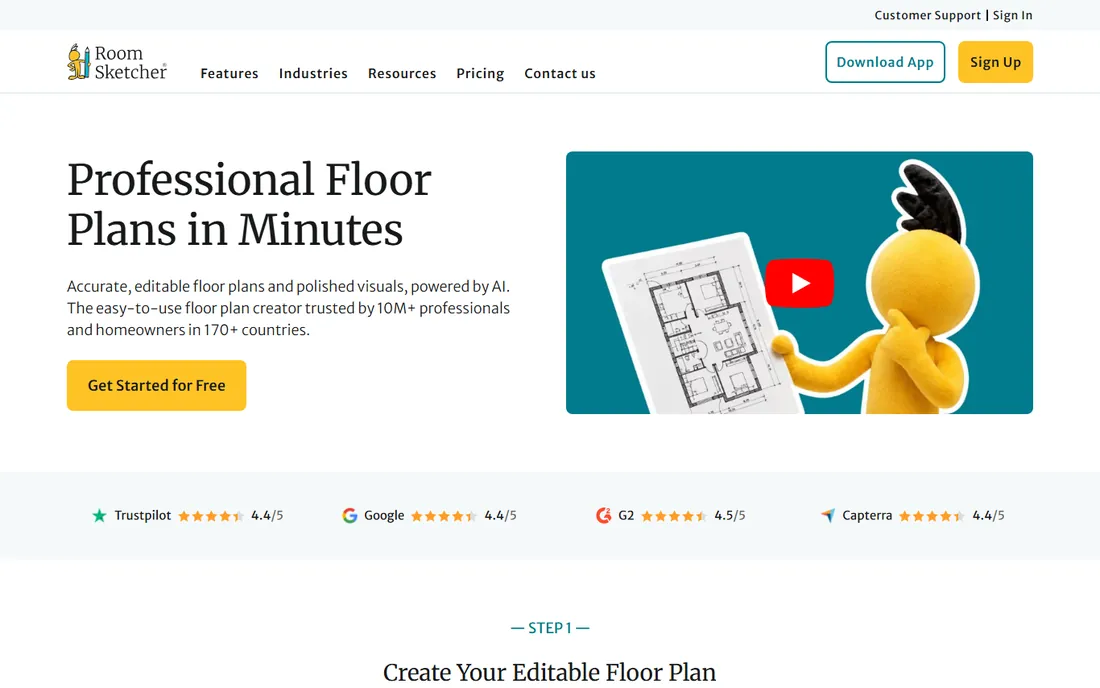 RoomSketcher homepage