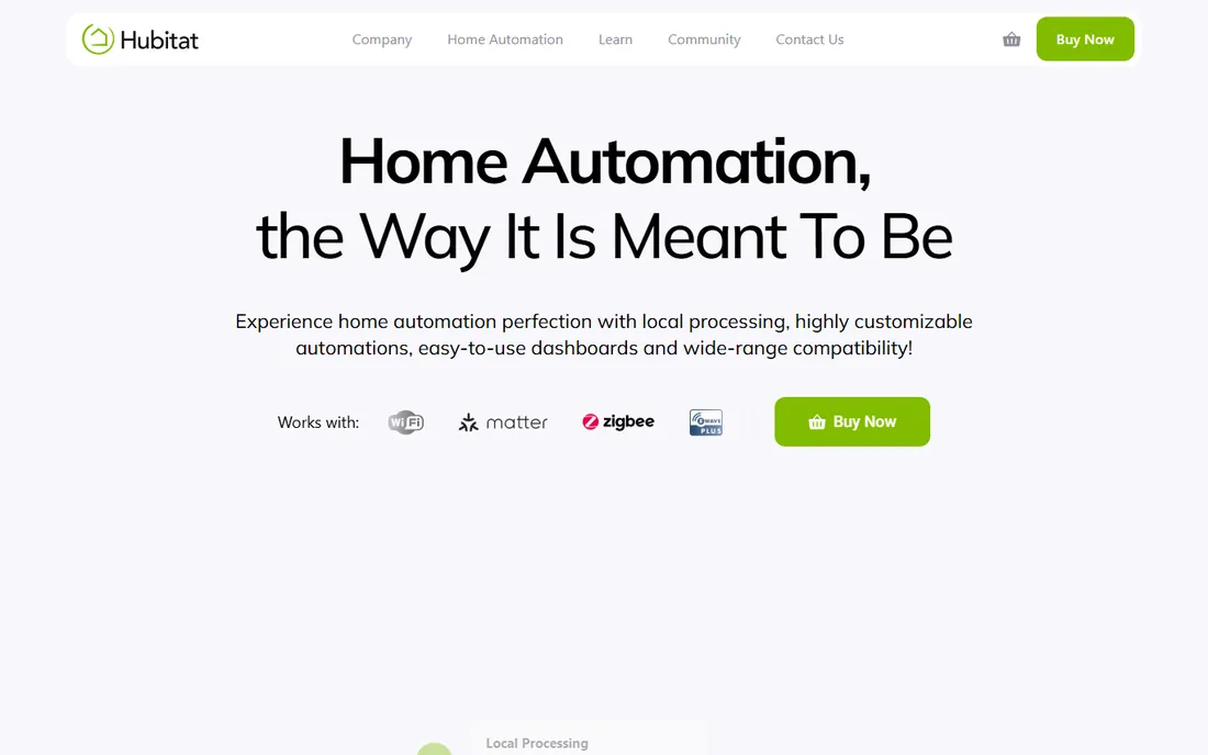Hubitat Elevation homepage