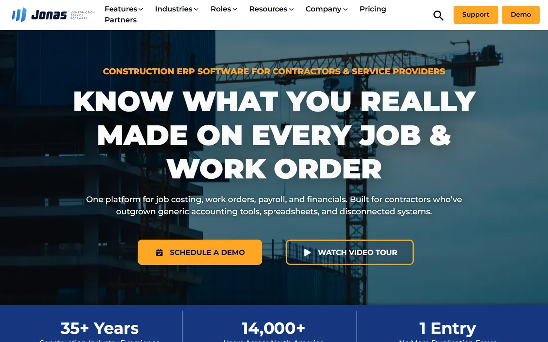 Jonas Premier homepage