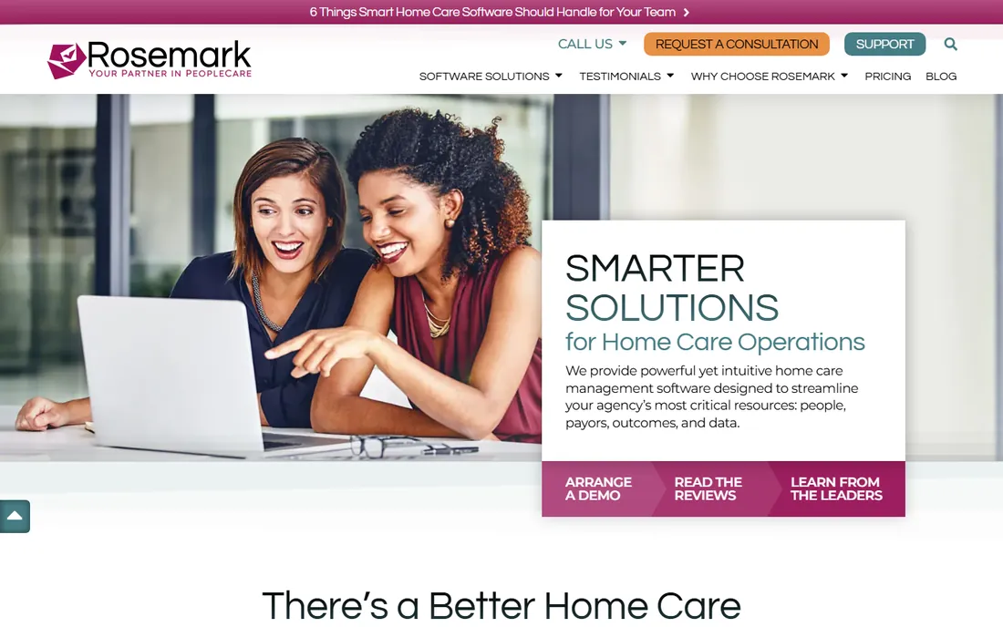 Rosemark homepage