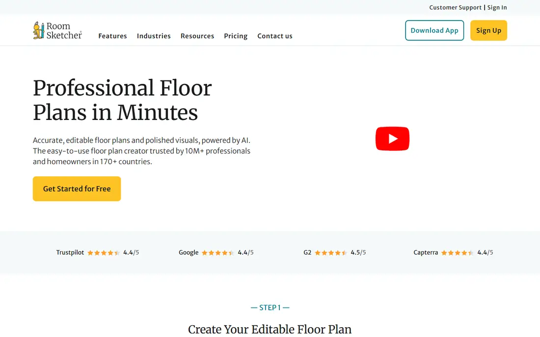 RoomSketcher homepage