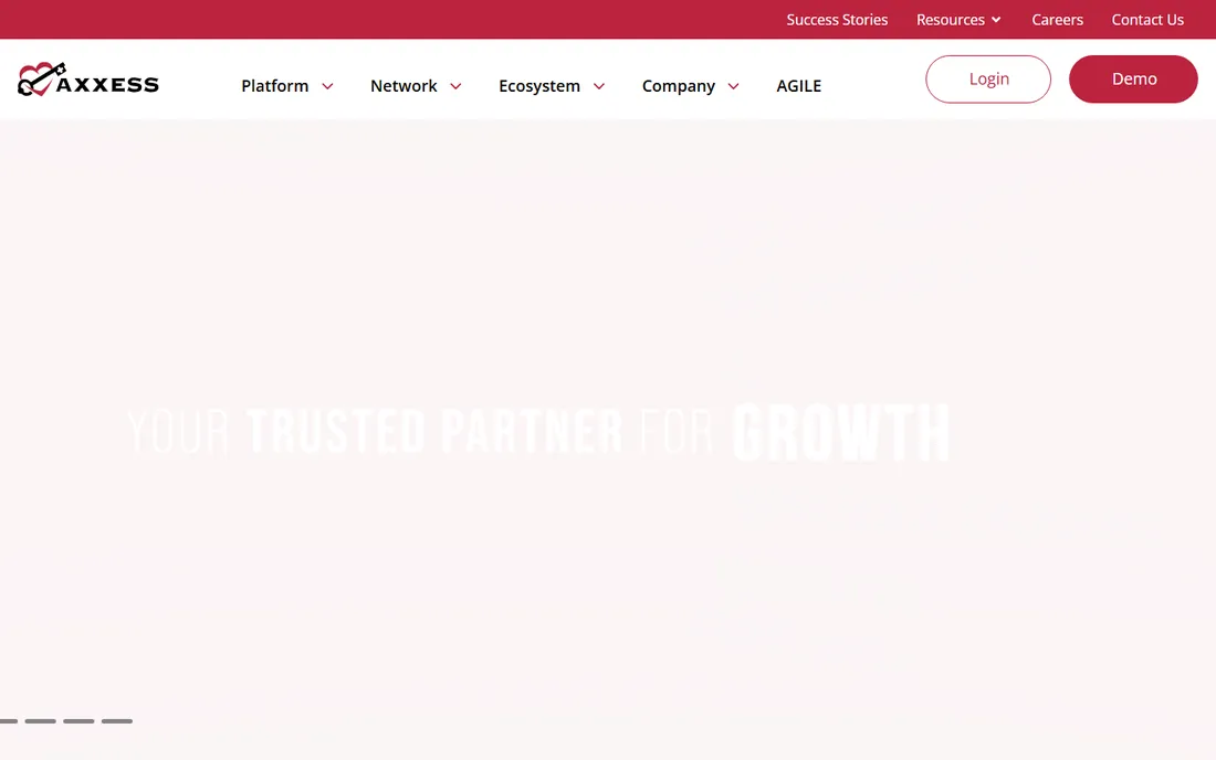 Axxess homepage