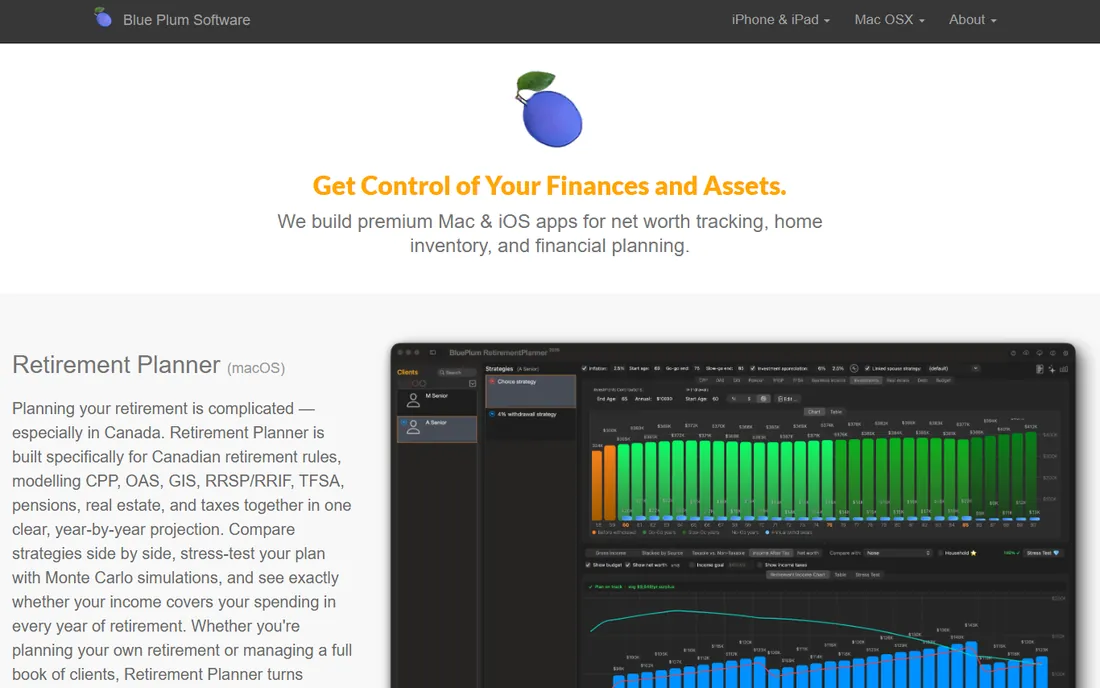 BluePlum homepage